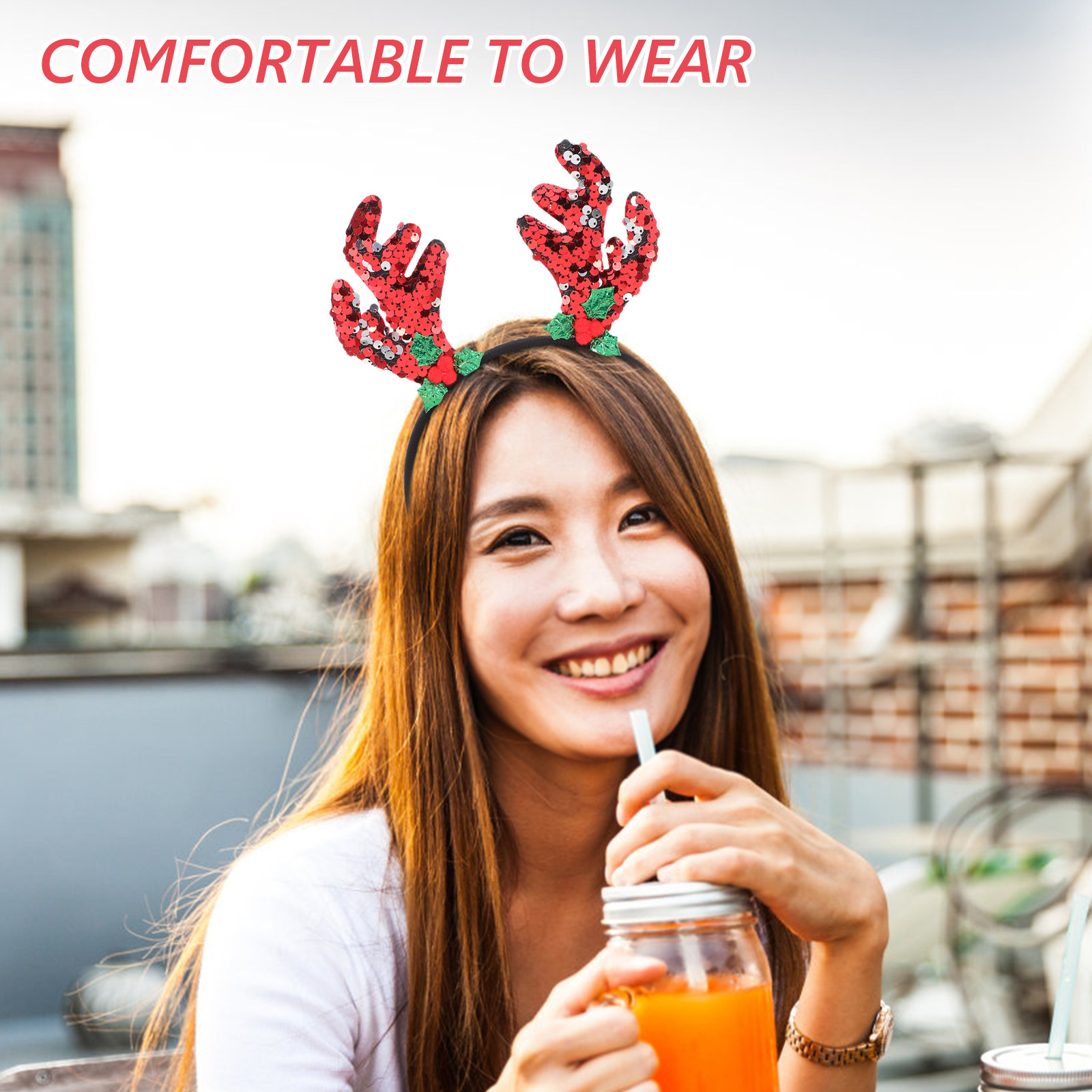 Rentiergeweih-Stirnband Weihna – Reindeer Antlers Headband Bewertung und Preis