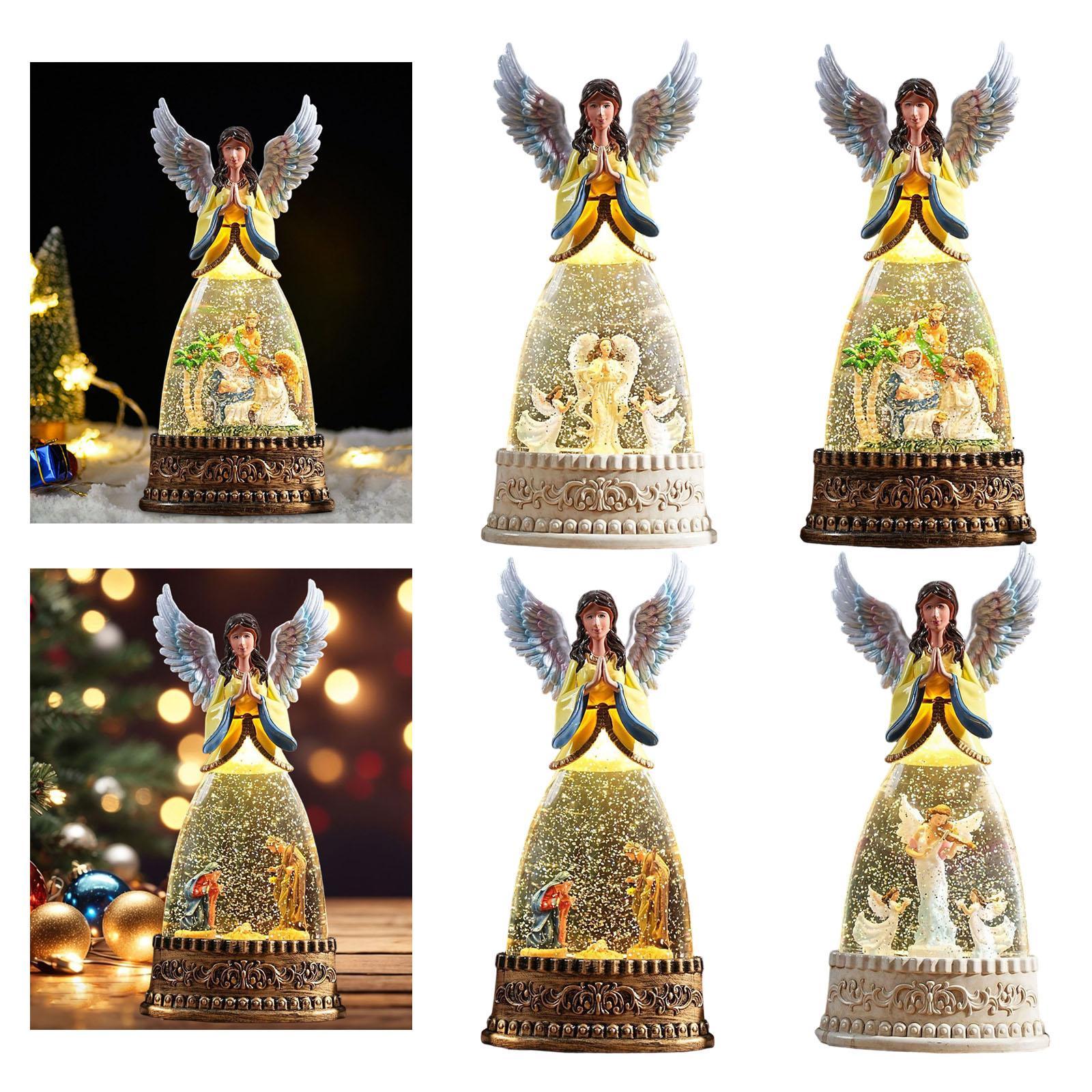 Beleuchtete Engelsfigur, Schne – Snow Globe Musical Bewertung und Preis