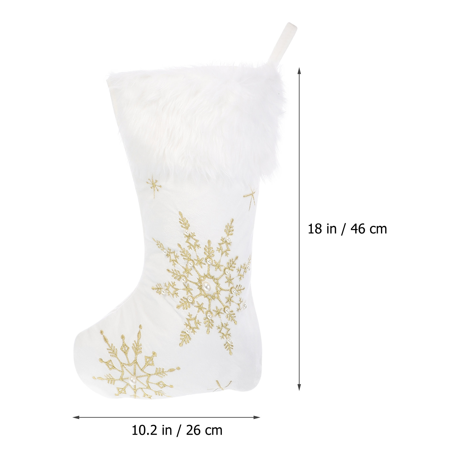 1 Stück Weihnachtssocken-Deko  – Christmas Stocking Hanging Bewertung und Preis
