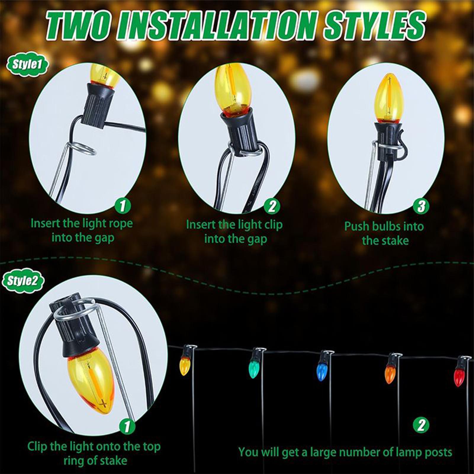 Weihnachtslichtpfähle, 30,5 cm – Christmas Lights Outdoor Bewertung und Preis