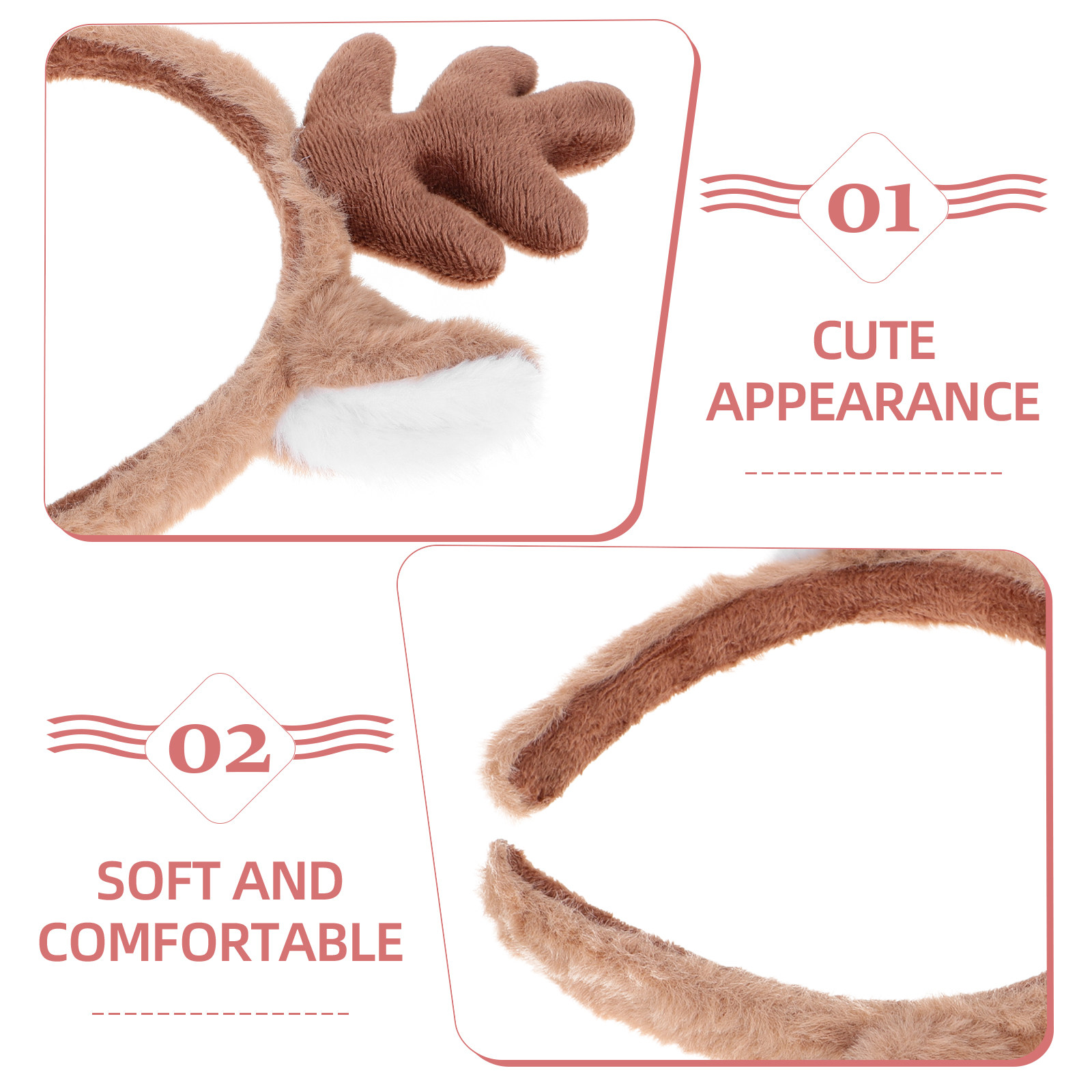 Weihnachts-Haarreif mit Rentie – Reindeer Antlers Headband Bewertung und Preis